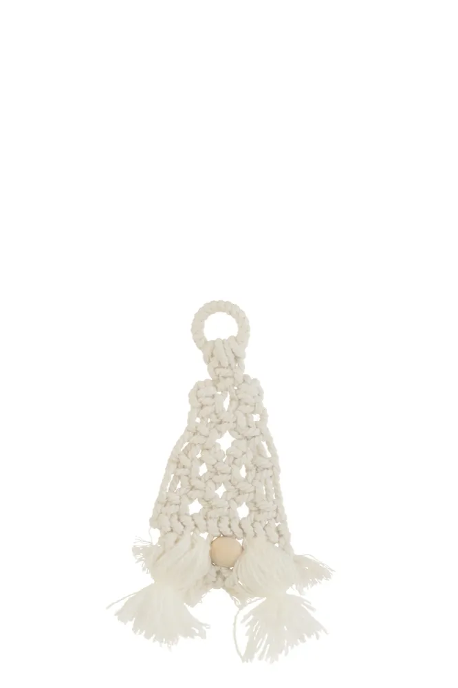 J-Line Hanger Kabouter Katoen Wit