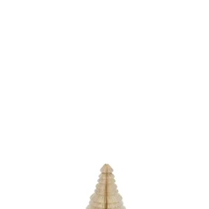 J-Line Hanger Kerstboom Papier Crème Wit Klein