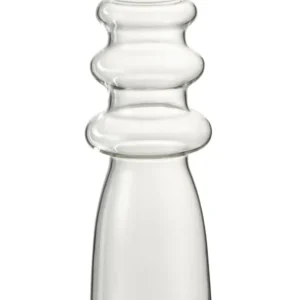 J-Line Vaas Luna Glas Transparant Large - 21.00 cm hoog
