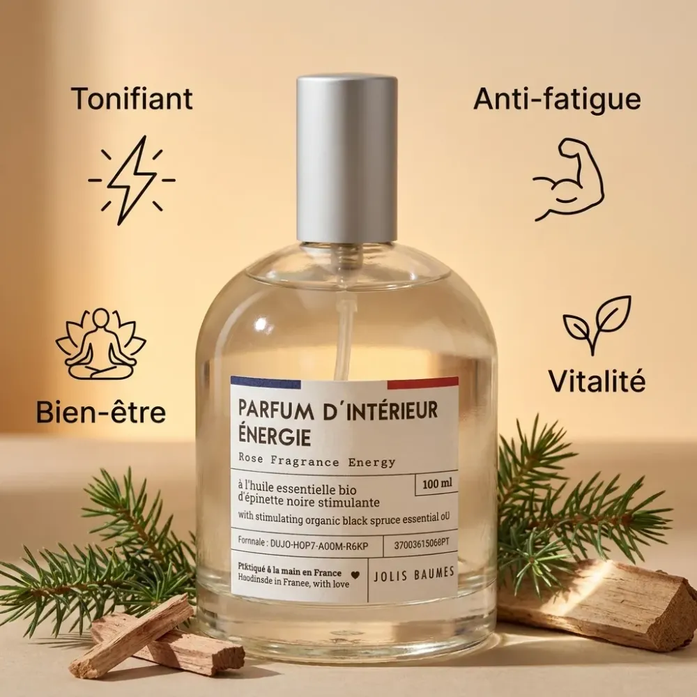 Parfum d'intérieur Naturel "Energie" - 100ml - Jolis Baume JOLIS BAUMES