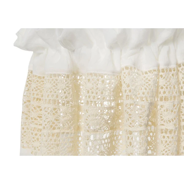 Jollein - Voile Vintage (155cm) Boho Dentelle Ivoire