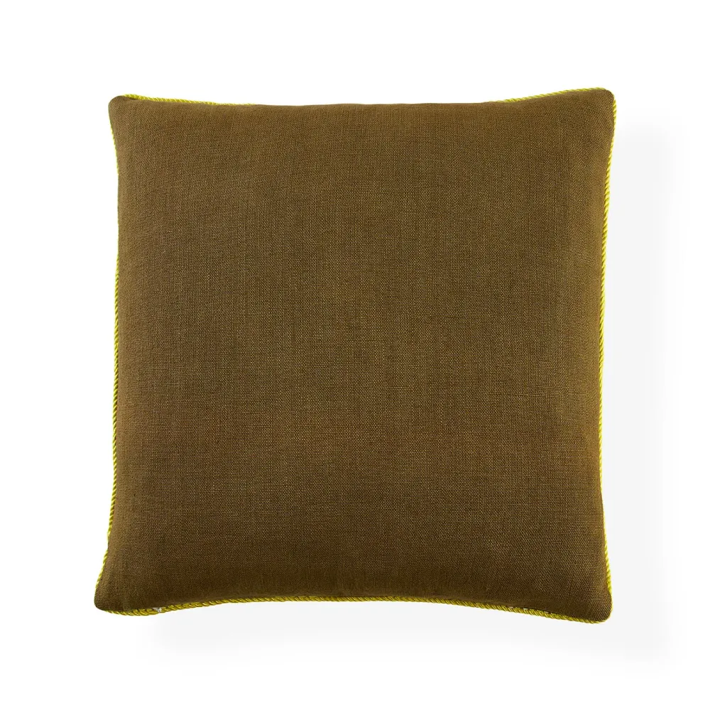Jonathan Adler Coussin Pompidou Avocado Half Circles | 45x45 cm