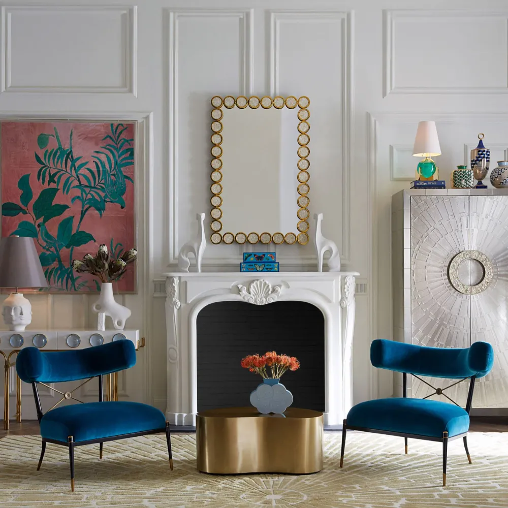 Jonathan Adler Miroir Anneaux