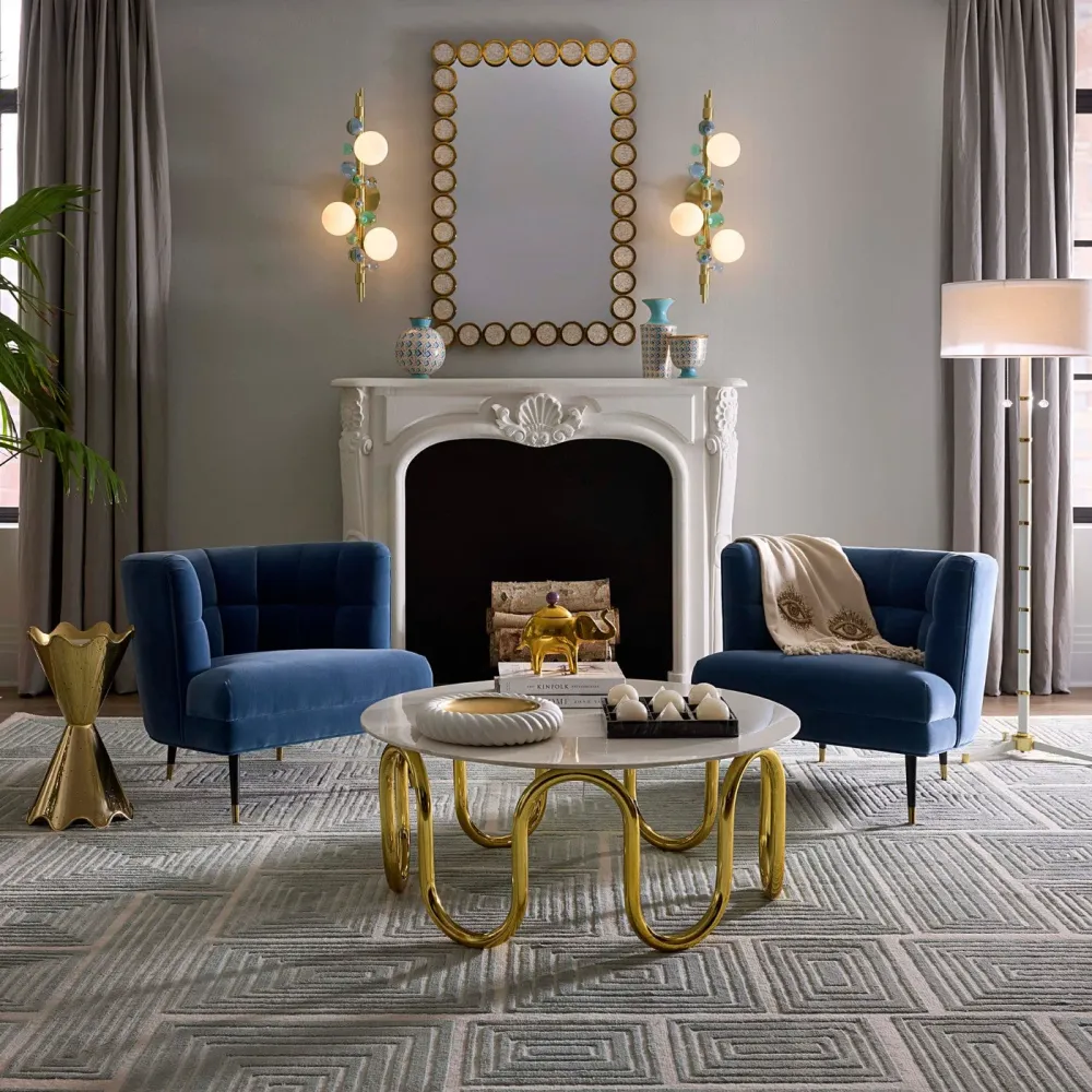 Jonathan Adler Miroir Anneaux