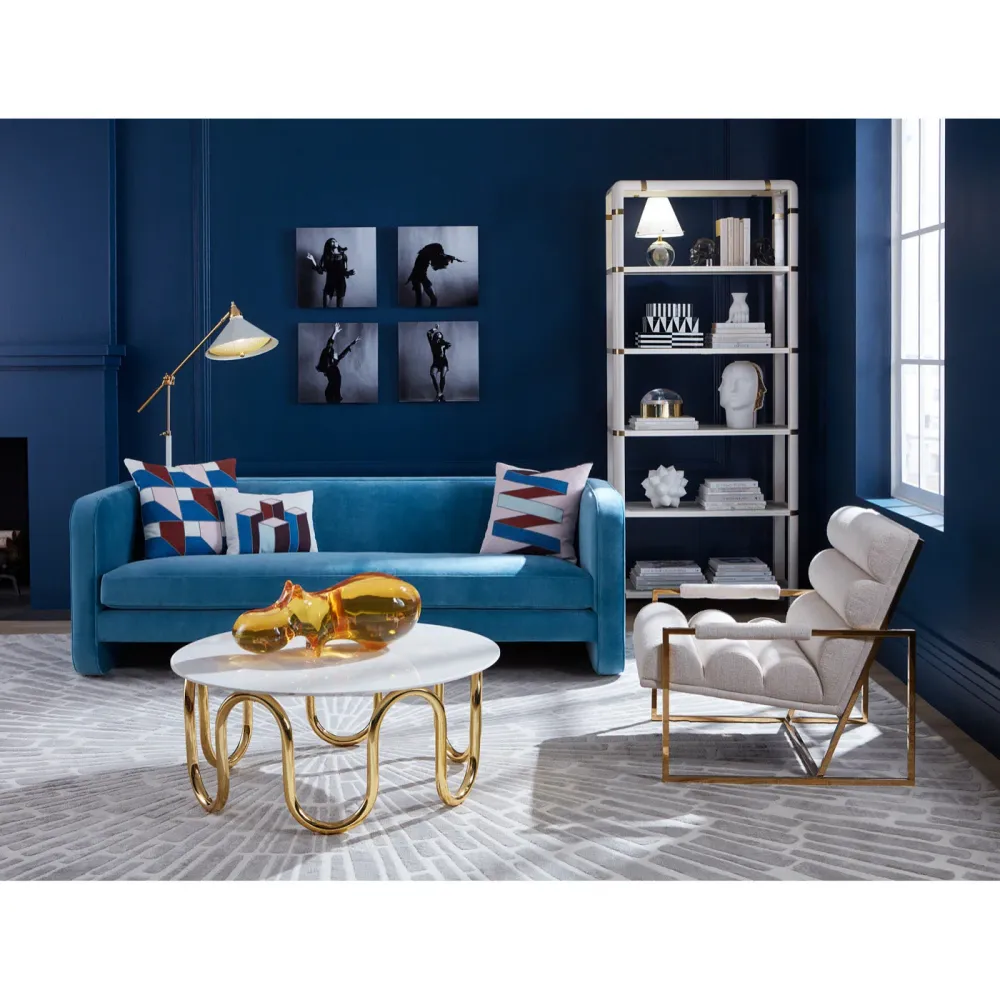 Jonathan Adler Sculpture En Acrylique Géant Hippo | Orange