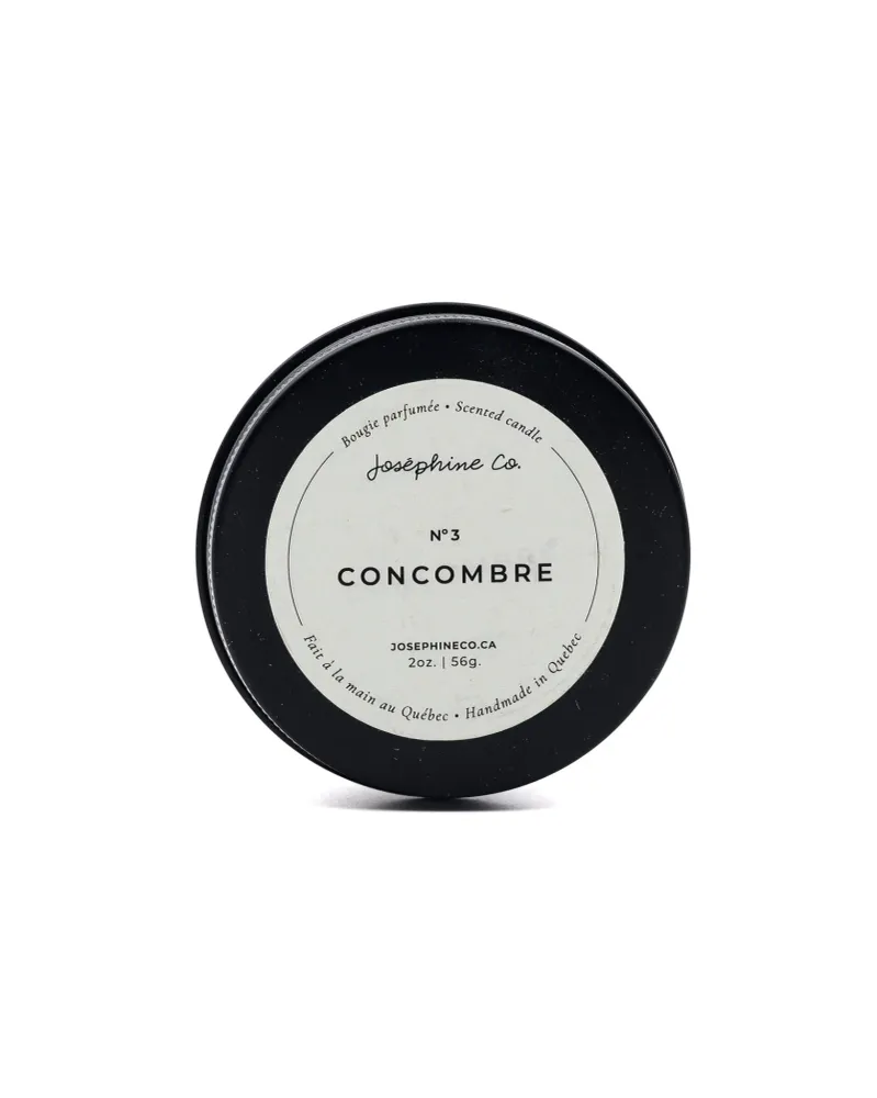 Mini Bougie 2 oz parfumée Concombre Joséphine Co
