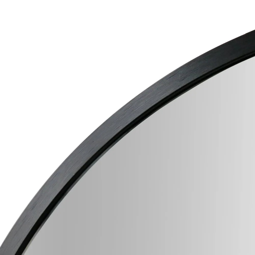Julia - Miroir rond avec cadre noir Ø50 cm