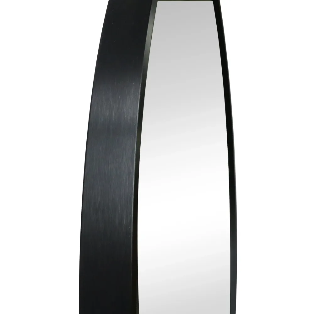Julia - Miroir rond avec cadre noir Ø50 cm