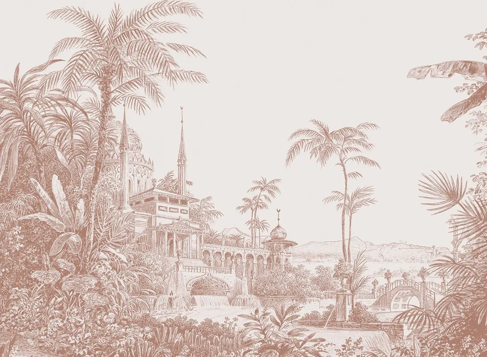 Papel de pantalla panorámica del templo gráfico Kam & Leon