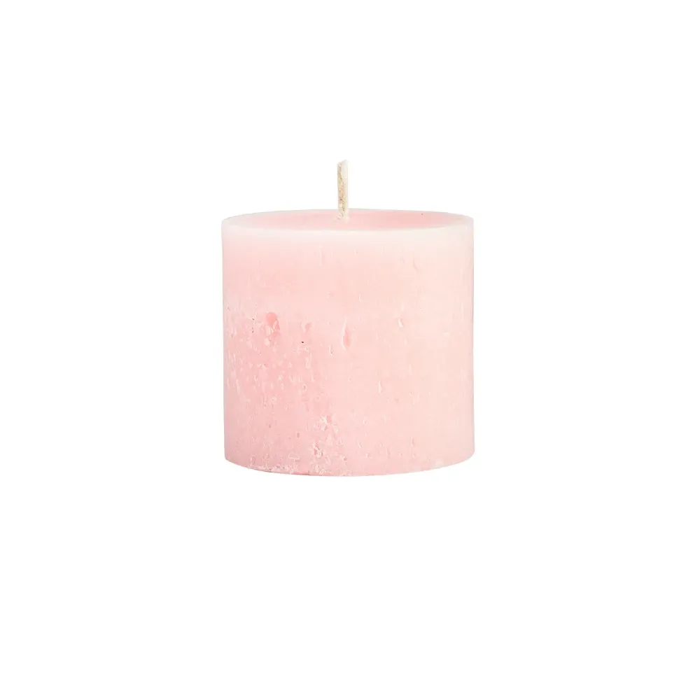 ANDY BOUGIE CYLINDRIQUE 6,5X6 CM ROSE KARACA