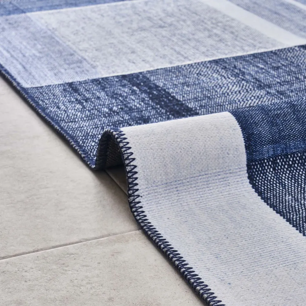 Tapis Kaşmir Halı Décoratif Art Trend Profond Bleu 180X280 KARACA