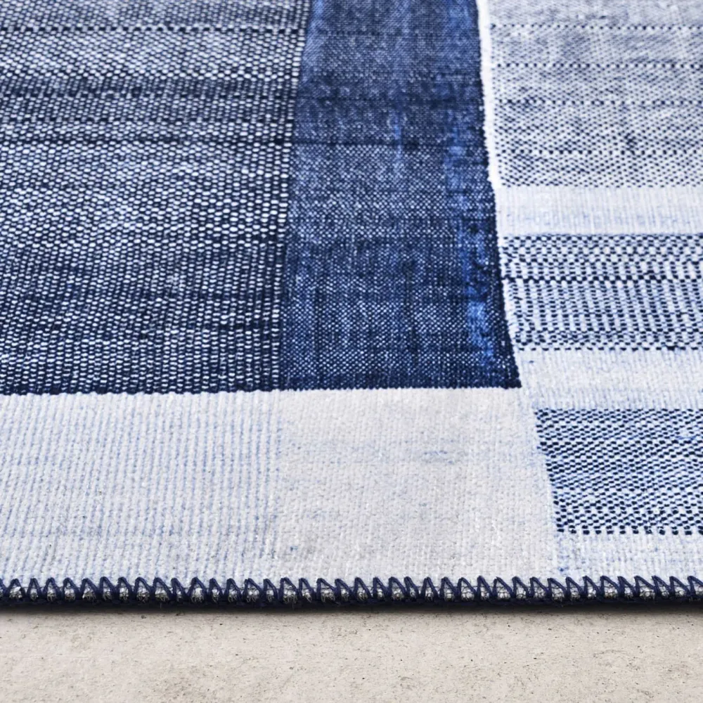 Tapis Kaşmir Halı Décoratif Art Trend Profond Bleu 180X280 KARACA