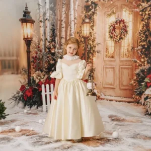 Kate Noël Porte Lumière Fleurs Neige Arbres Ensemble de chambre