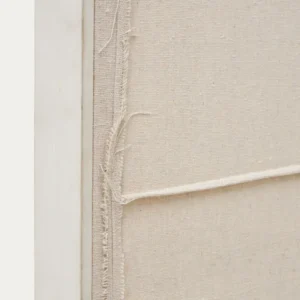 Cadre Maha blanc avec ligne horizontale 110 x 220 cm Kave Home Mauritius Mu