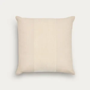 Housse coussin Zaira 100% coton et velours blanc 45 x 45 cm Kave Home Mauritius Mu