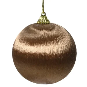 Kerstbal satijn goud
