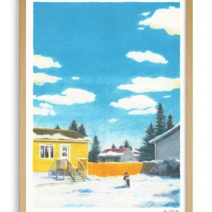 Affiche Kuessipan Myriam Verreault 12 x 17po Clément Thoby Kiblind Atelier
