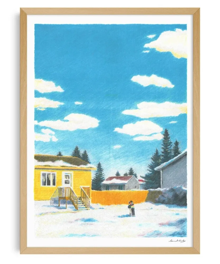 Affiche Kuessipan Myriam Verreault 12 x 17po Clément Thoby Kiblind Atelier