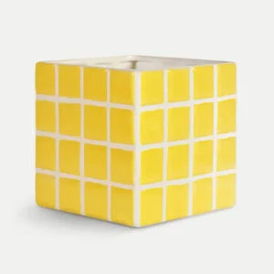 Cache-Pot Tuiles Jaunes &Klevering