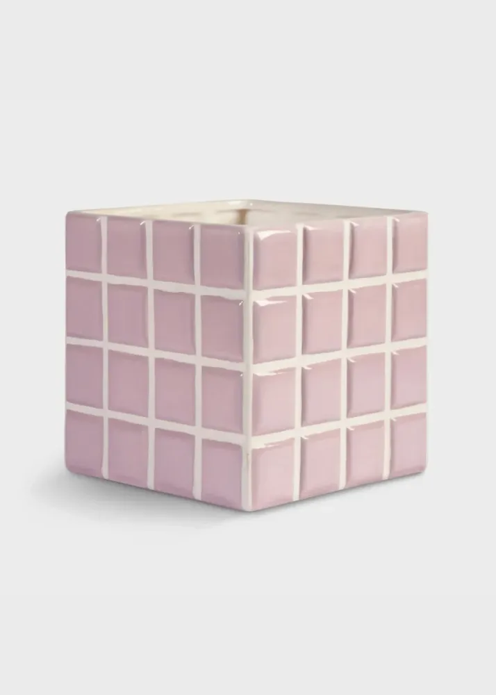Cache-Pot Tuiles Lilas &Klevering