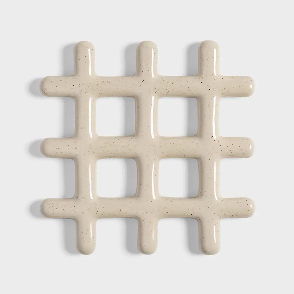 Grid - Dessous de Plat Beige Moucheté &Klevering