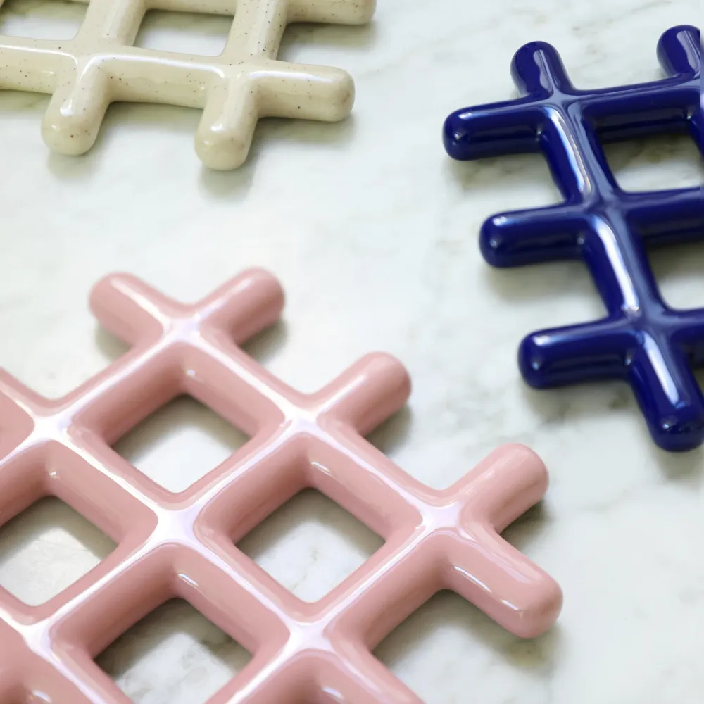 Grid - Dessous de Plat Beige Moucheté &Klevering