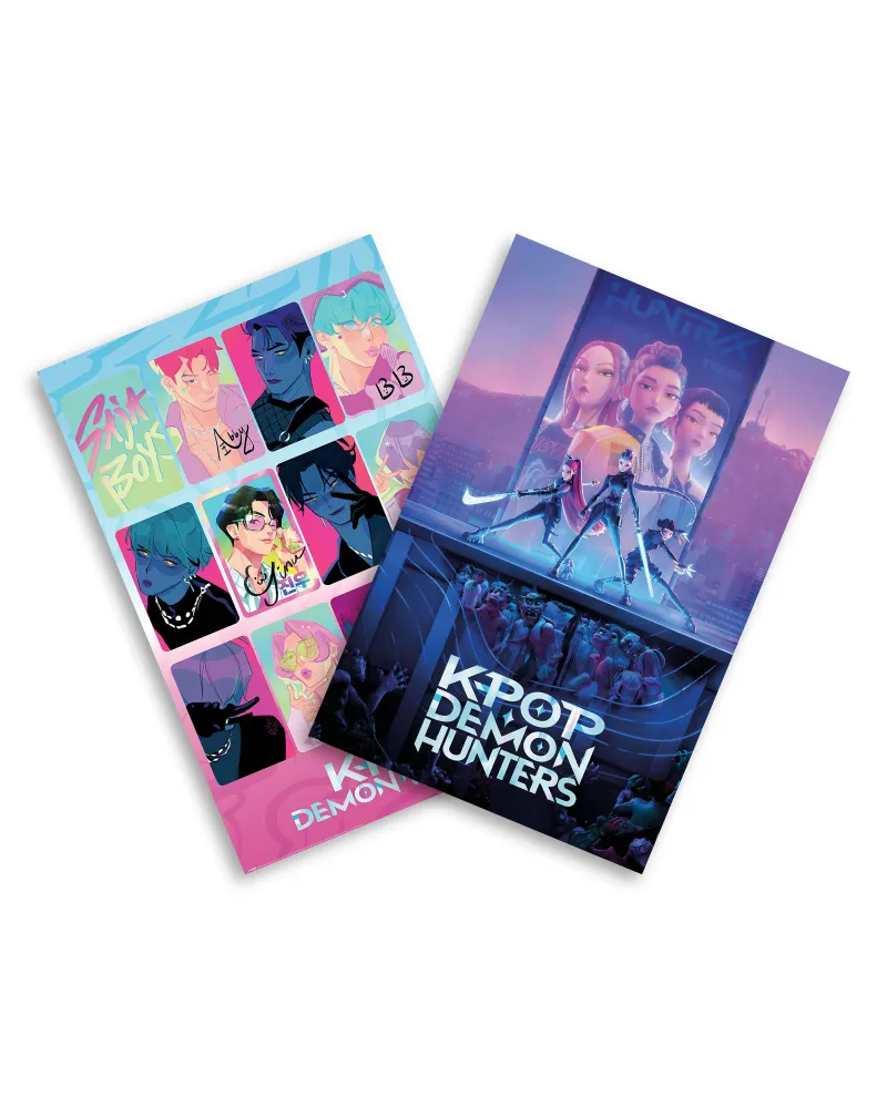 K-Pop Demon Hunters Poster Set Huntrix & Saja Boys