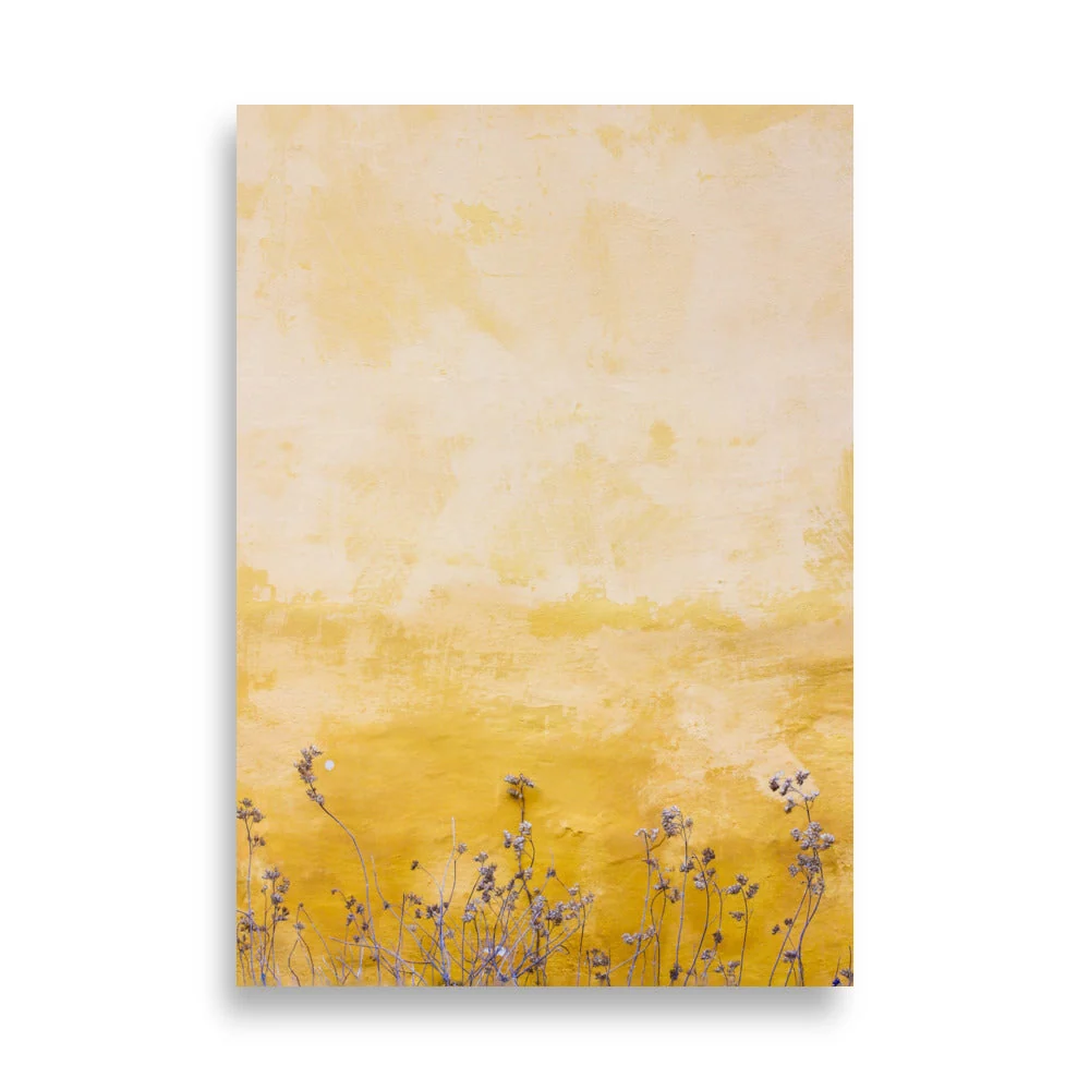 Mur jaune - affiche Kuratoren von artlia