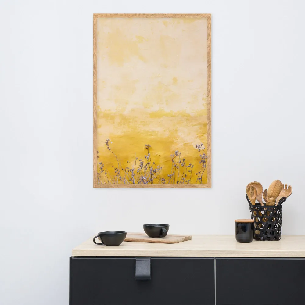 Mur jaune - affiche Kuratoren von artlia