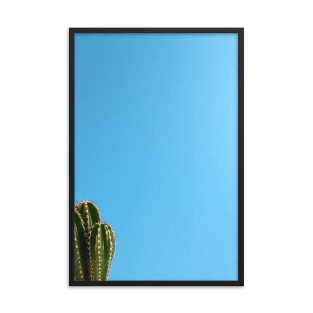 petit cactus - affiche dans un cadre Kuratoren von artlia