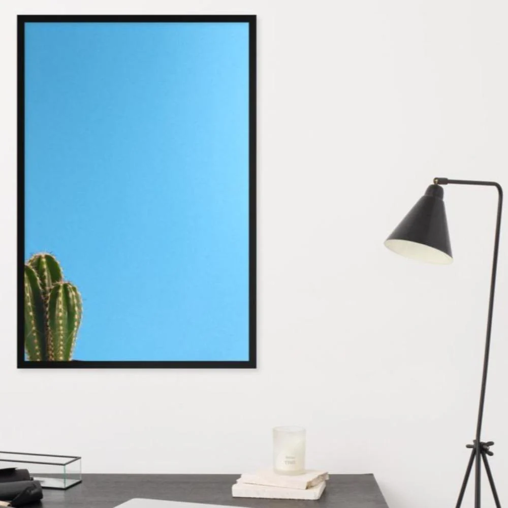 petit cactus - affiche dans un cadre Kuratoren von artlia