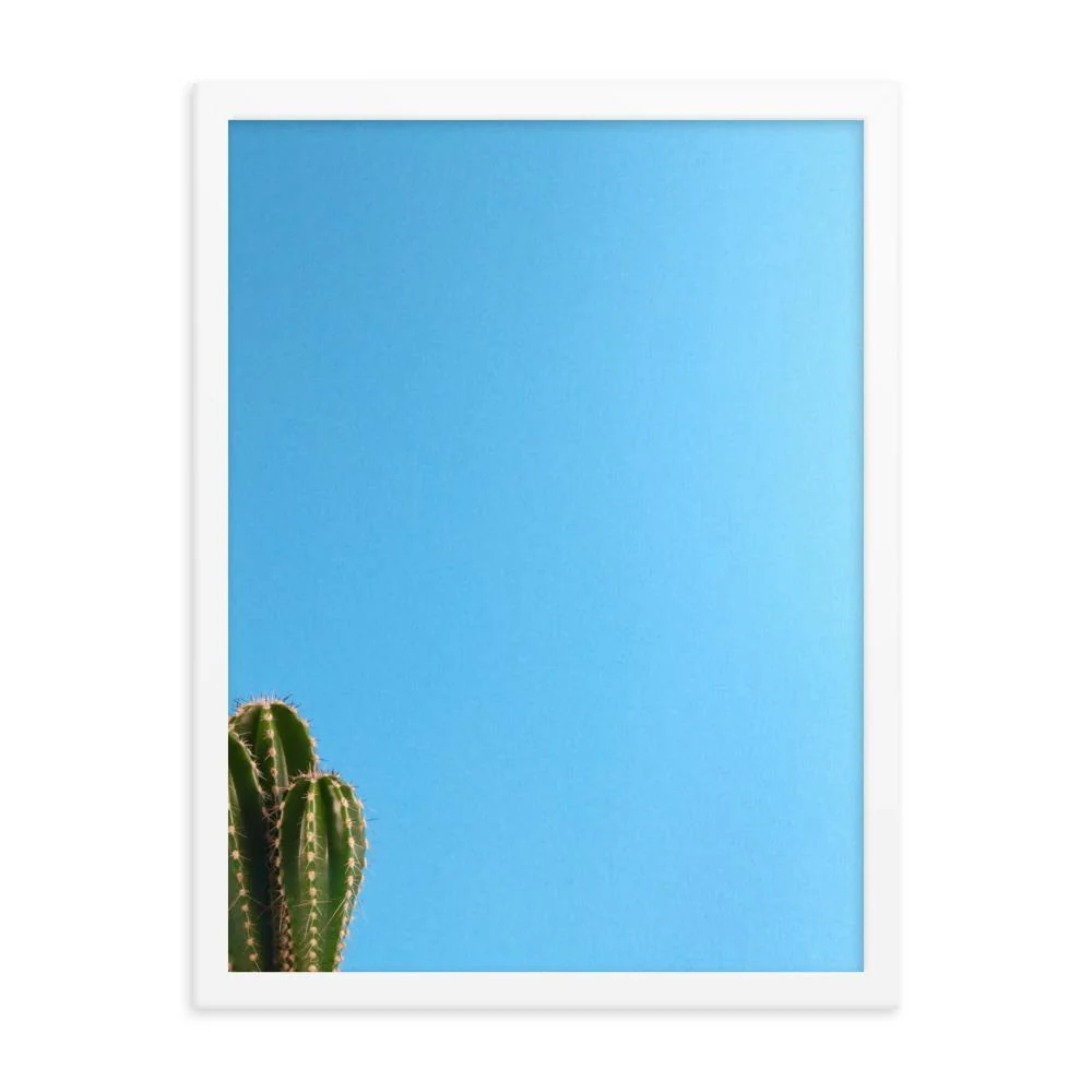 petit cactus - affiche dans un cadre Kuratoren von artlia