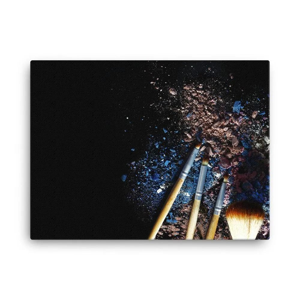 Pinceaux sur fond noir - toile Kuratoren von artlia