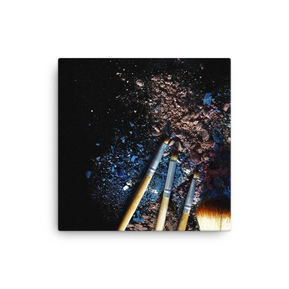 Pinceaux sur fond noir - toile Kuratoren von artlia