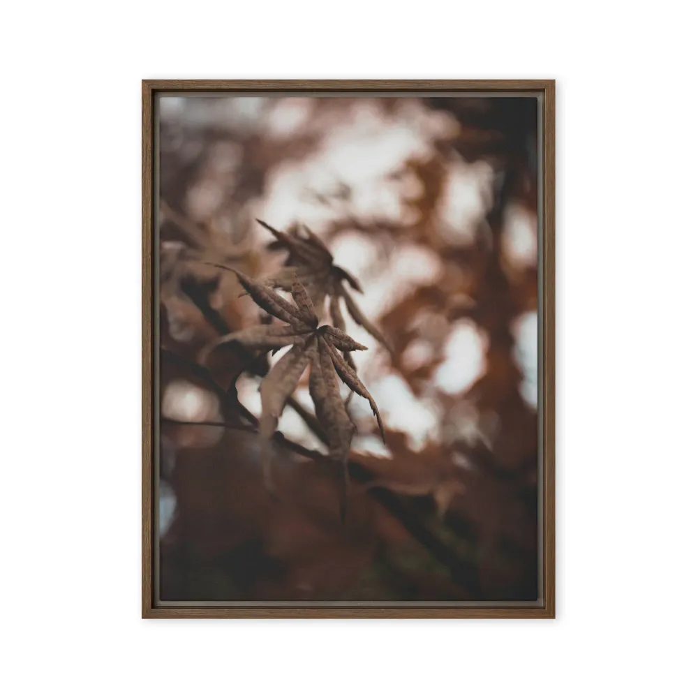 Toile - Feuilles d'automne - un moment dans la nature Kuratoren von artlia