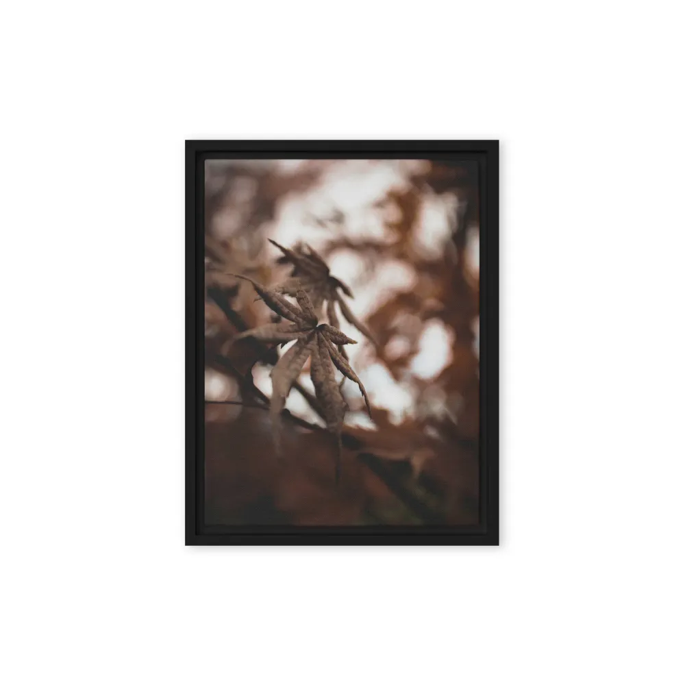 Toile - Feuilles d'automne - un moment dans la nature Kuratoren von artlia