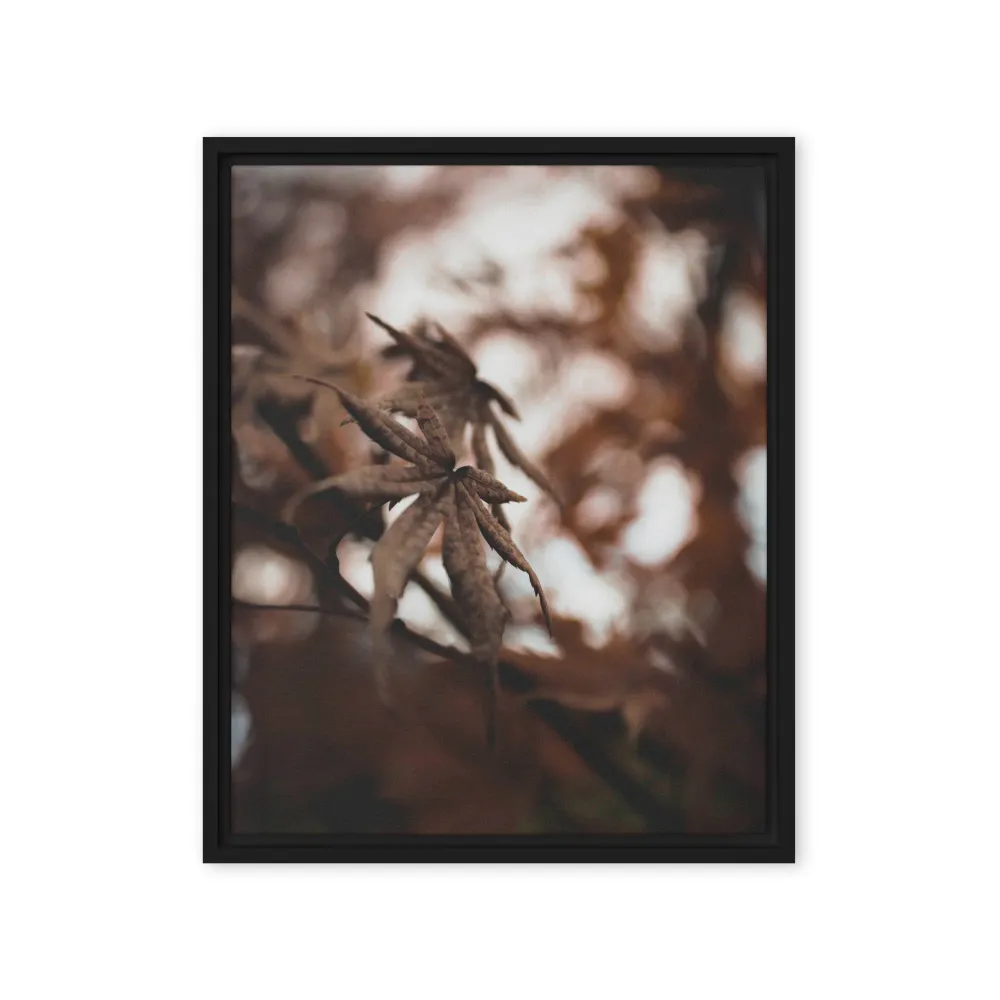 Toile - Feuilles d'automne - un moment dans la nature Kuratoren von artlia