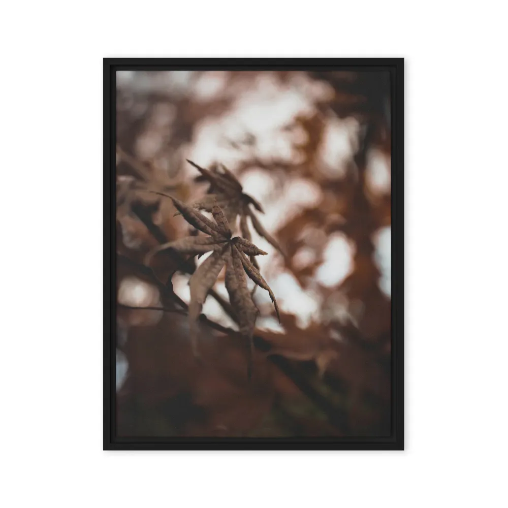 Toile - Feuilles d'automne - un moment dans la nature Kuratoren von artlia