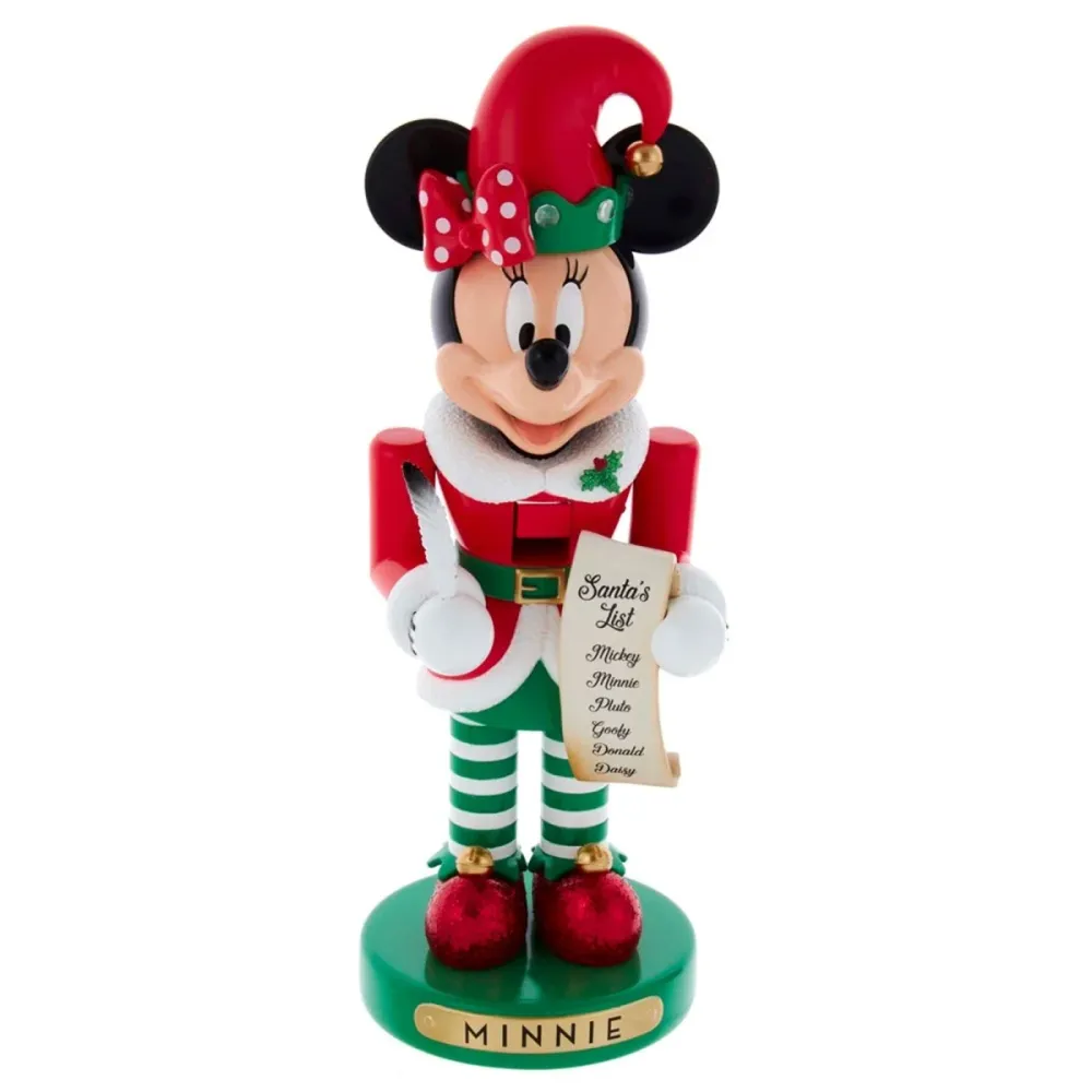 Disney, Casse-Noisette de Minnie Mouse le lutin, 10 pouces, 1 unité KURT S. ADLER INC