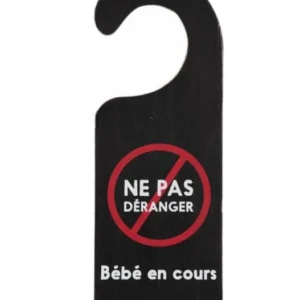 Affiche de porte " Bébé en cours" La boutique en ligne Zagaju & cie
