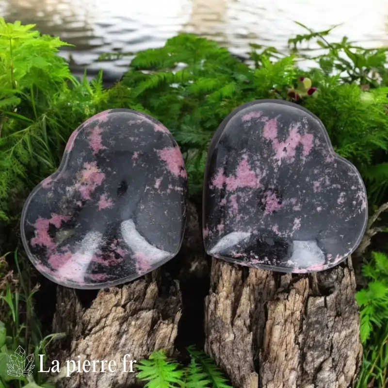 Cœur en Rhodonite La Pierre Fr