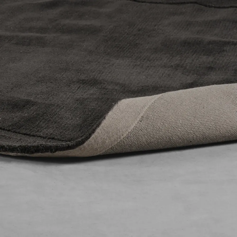 LABEL51 Tapis Mody - Anthracite - Synthétique - 160x230 cm