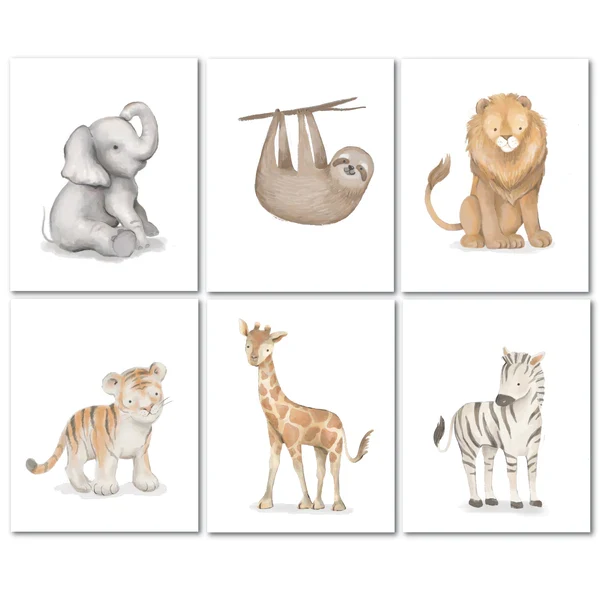 Aquarelle - Safari Jungle Lambs & Ivy