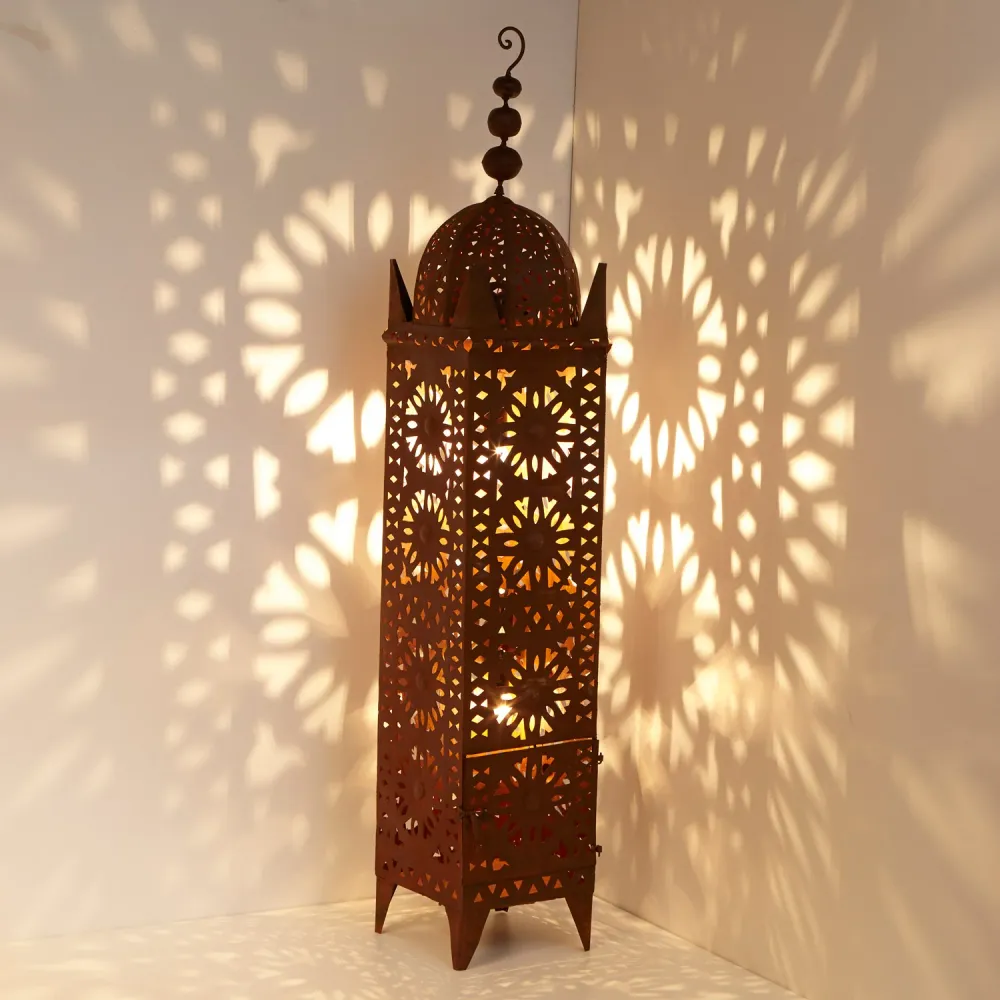 Lanterne marocaine en fer Hilal H144