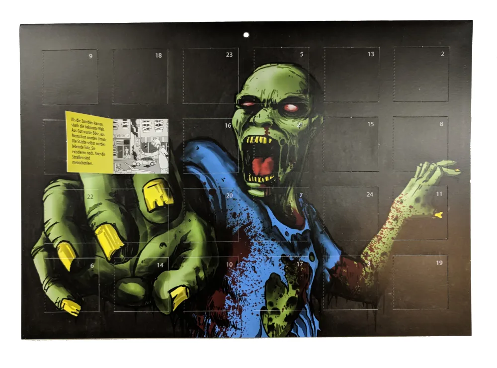 L'apocalypse - calendrier de l'Avent des zombies getDigital