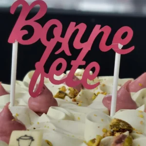 Affichette "Bonne fête" L'atelier sucré par Marie-Ève Langlois