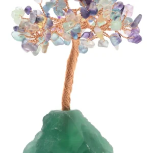 Arbre du Bonheur Fluorite base Fluorite 14cm L'AURA