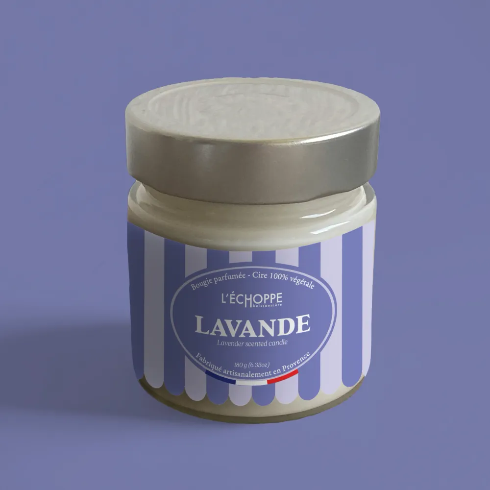 Lavande - Bougie parfumée 180g