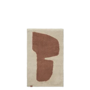 Lay Washable Mat - Parchment/Rust