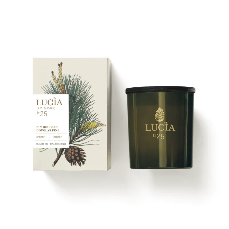 Bougie de soja Pin Douglas – Lucia Le Rameau d'Or